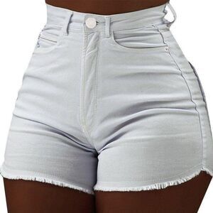 Snapped Styles 4pc High Waist Slim Fit Push Shorts